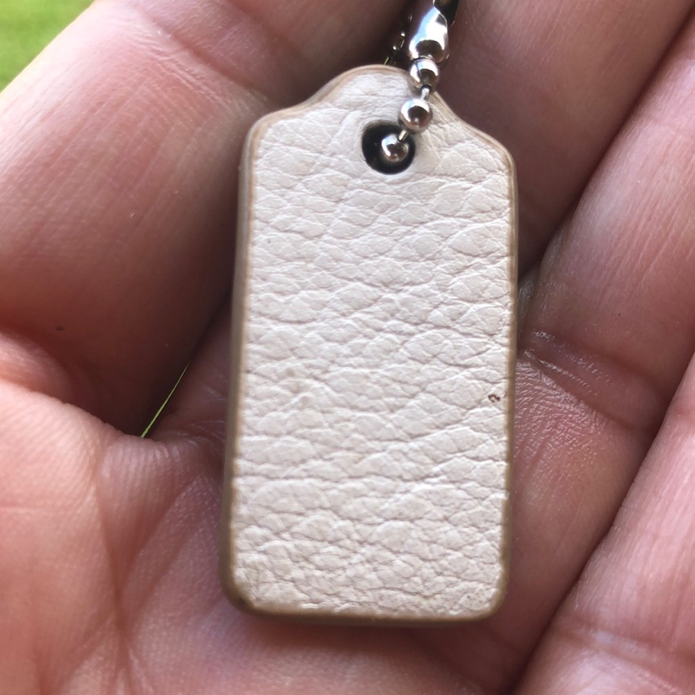 Coach Leather Keychain tiny one - Picture 2 of 10